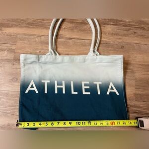 Athleta Ombre Blue and White Tote
